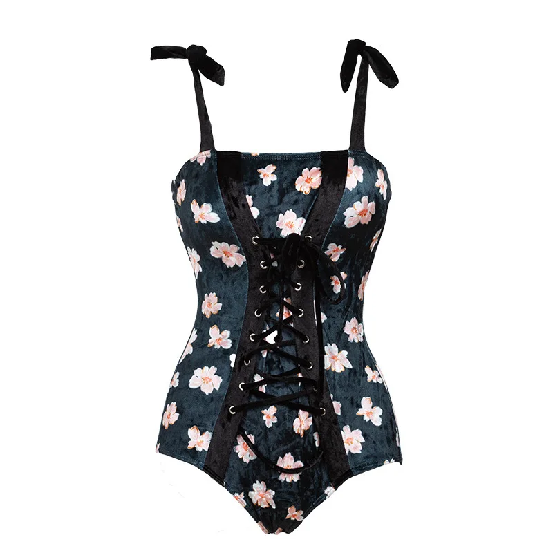 

Sexy One Piece Swim Suits One-Piece Swimsuit Women's Swimwear Woman Back New Push Uping Cover Animal Spandex