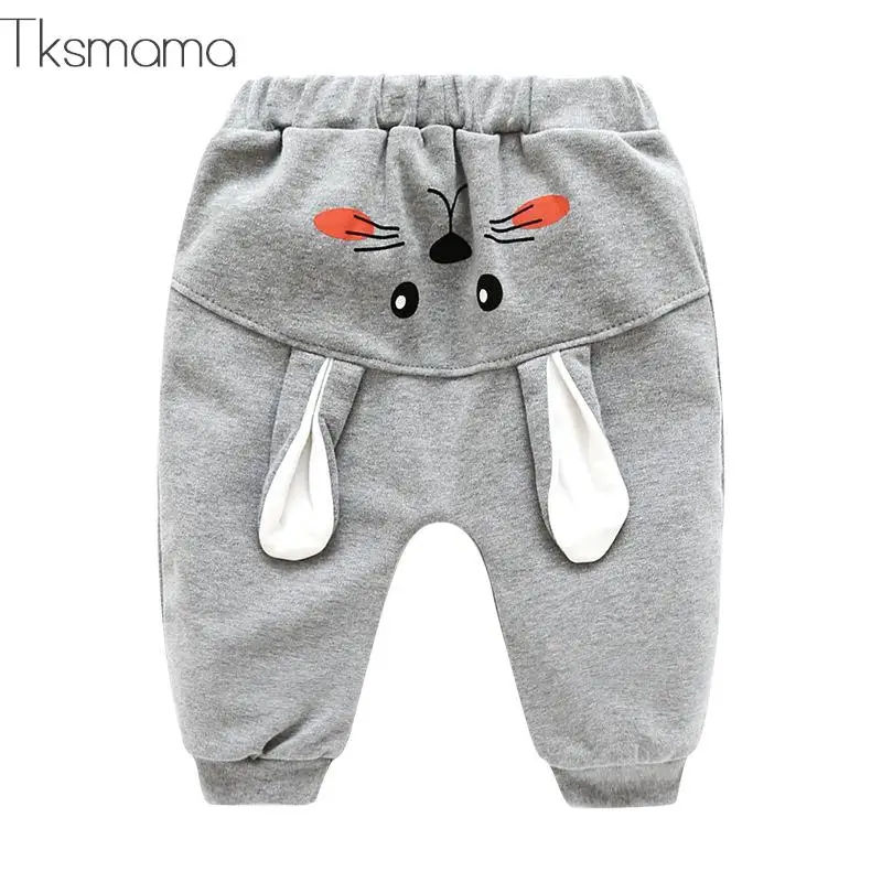 Весенне-осенние новые стильные штаны для маленьких девочек с героями