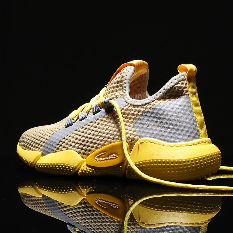 

New Men's Sport Shoes Breathable Tidal Shoes Male Adult Student Men Running Shoes Trainers Fashion Design Comfortable Sneakers