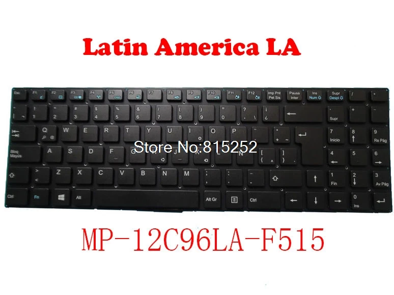 

Laptop Keyboard For Shuttle SHM15F20J0JF51 82R-15A030-4135 15F2JF510J0L-B MP-12C96LA-F515 82R-15A040-4084 12C9F515LAL-A JP LA
