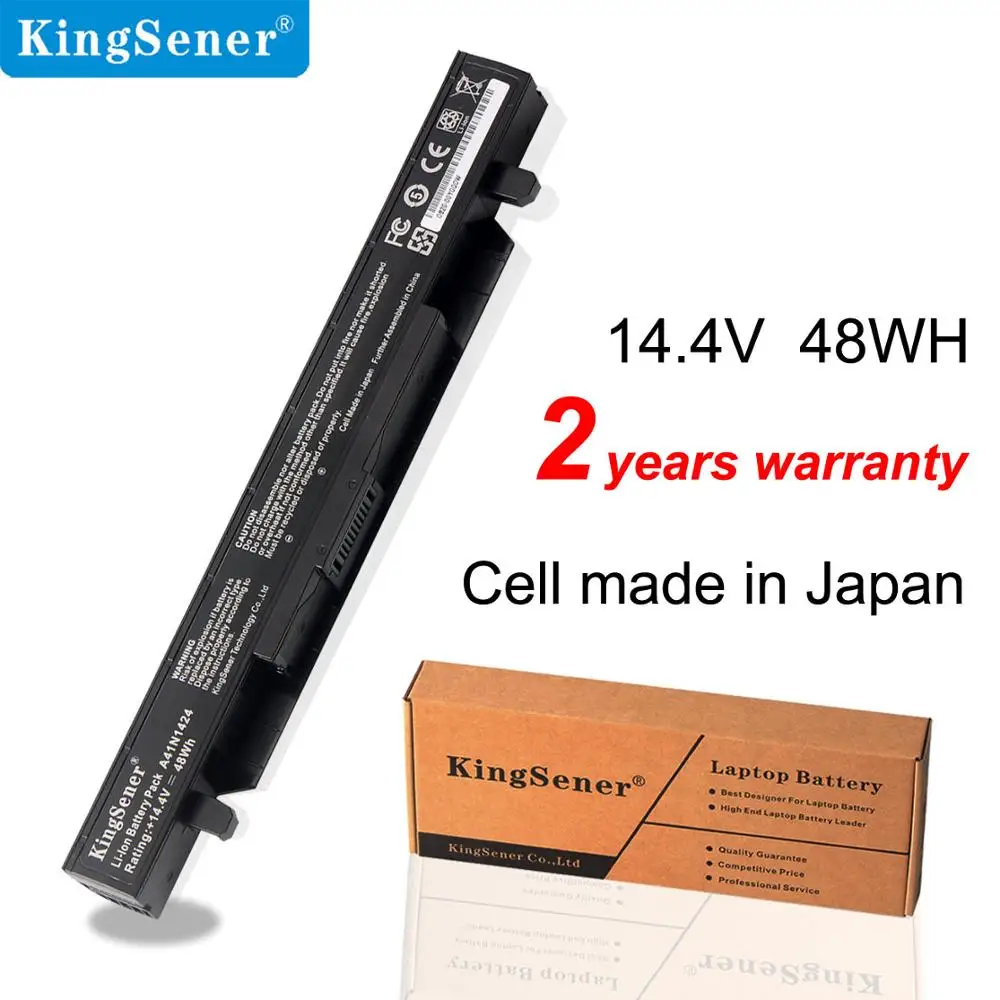 Kingsener A41N1424 Аккумулятор для ноутбука Asus GL552 GL552VW GL552J GL552JX ZX50JX ZX50 ZX50V ZX50J ZX50VW X55LM2