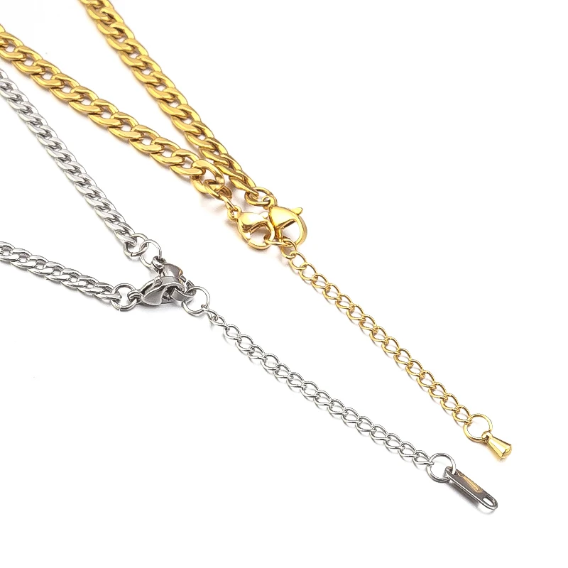 Цепочка-удлинитель для бижутерии из нержавеющей стали 50 мм 10 шт./партия - купить