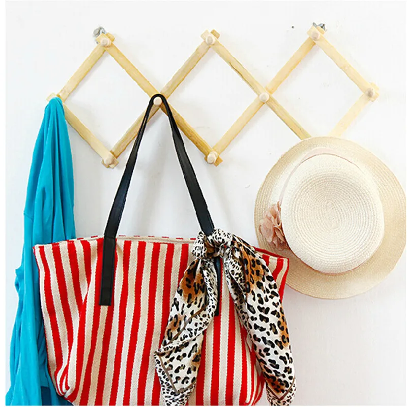 Выдвижная вешалка для ключей от пальто 10 крючков|Подставки хранения и стеллажи| |