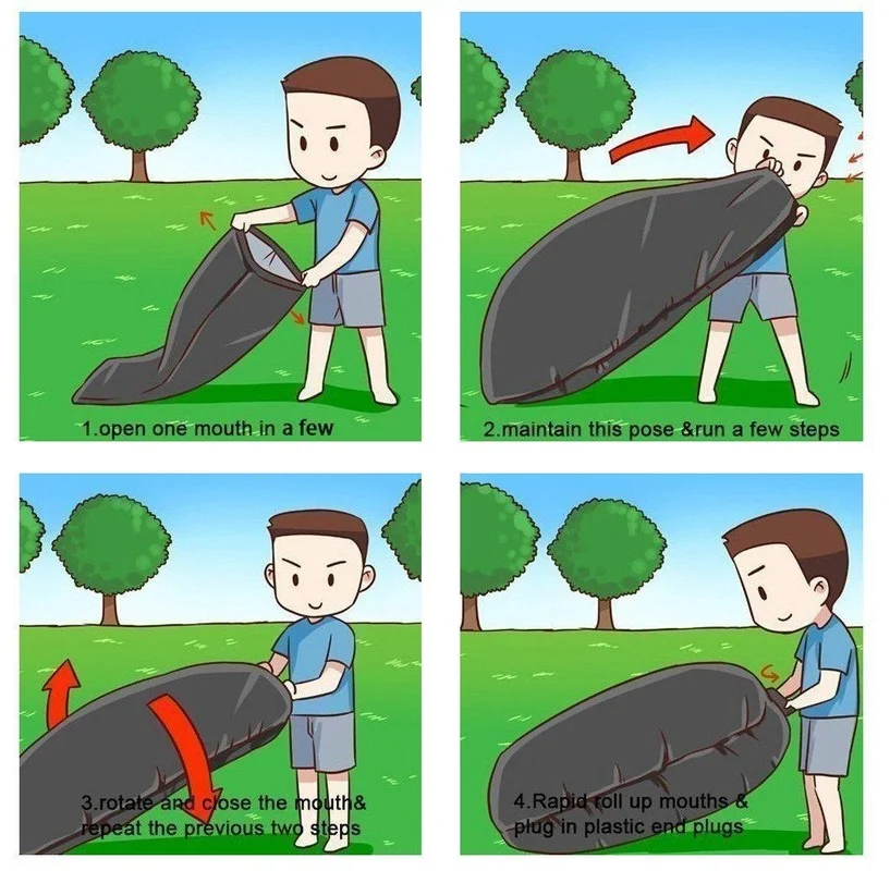 Кемпинг Надувной диван ленивый спальный мешок 3 сезона Сверхлегкий пуховик