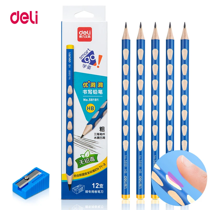 Детский карандаш для письма толстая удочка HB дерево карандаши рисования