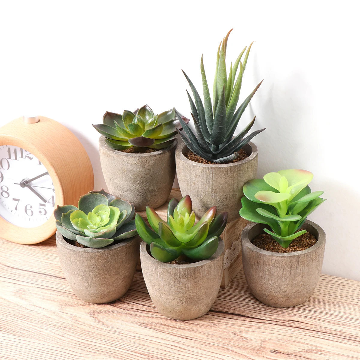 1 Набор креативный мини-искусственный суккулент декор растения в горшках