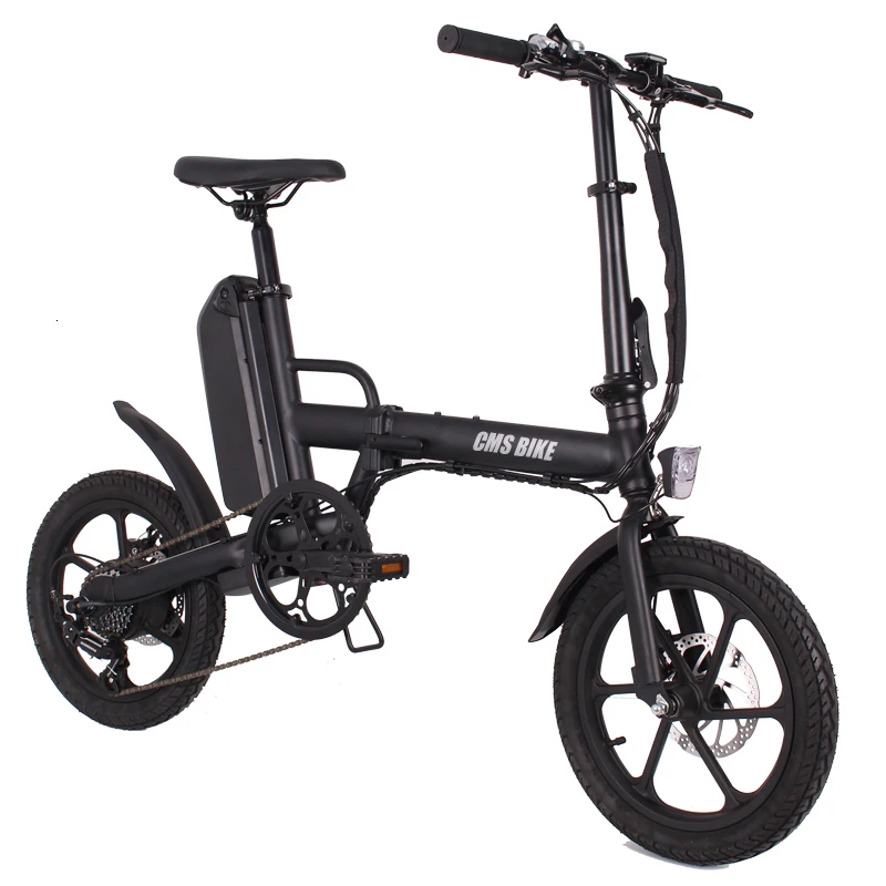 CMS-F16-Plus 16 inch foldable electric bike 6 speed folding e-bike al alloy bicycle | Спорт и развлечения