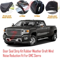 door seal strip kit self adhesive window engine cover soundproof rubber weather draft wind noise reduction fit for gmc sierra