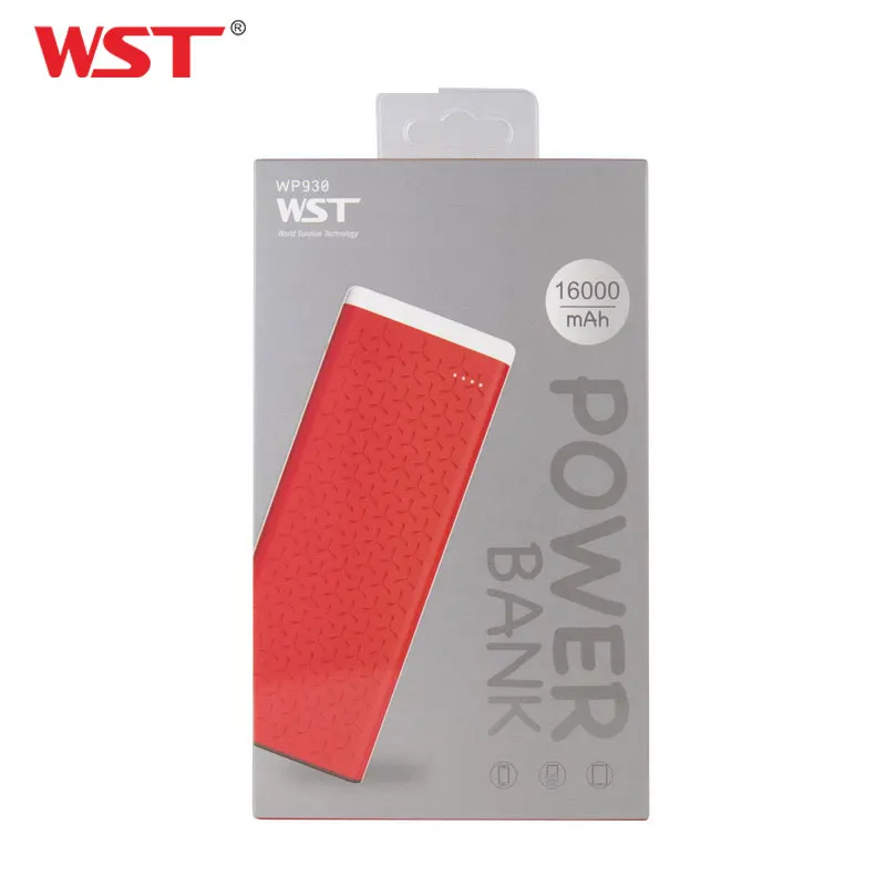 

New Original Brand Power Bank 16000mAh High Capacity External Batteries For Mobile Illumination Design Quick Charge Powerbank