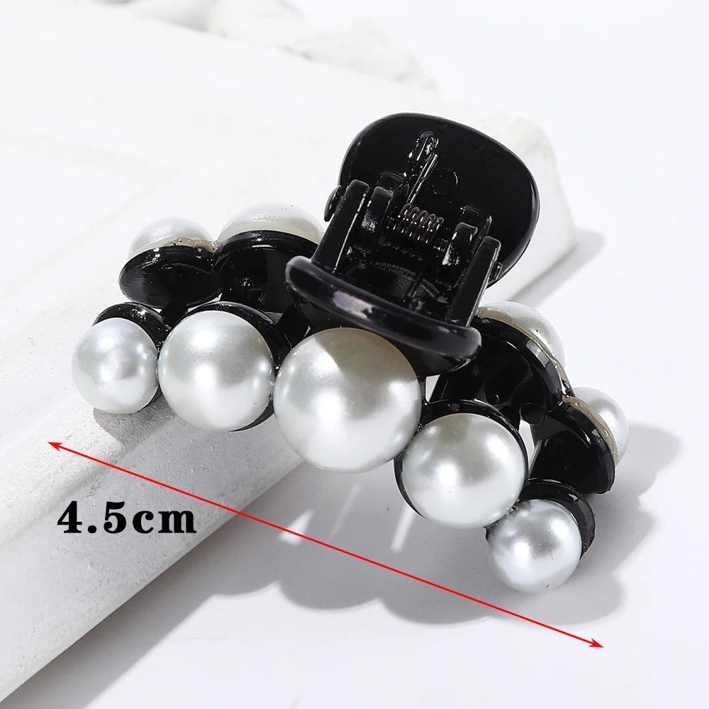 Woman Classic Big Pearl Hair Claws Barrettes Fashion Hair Clips Crab Girls Hair Accessories Hairpins Female Ornament Hairgrip flapper headband