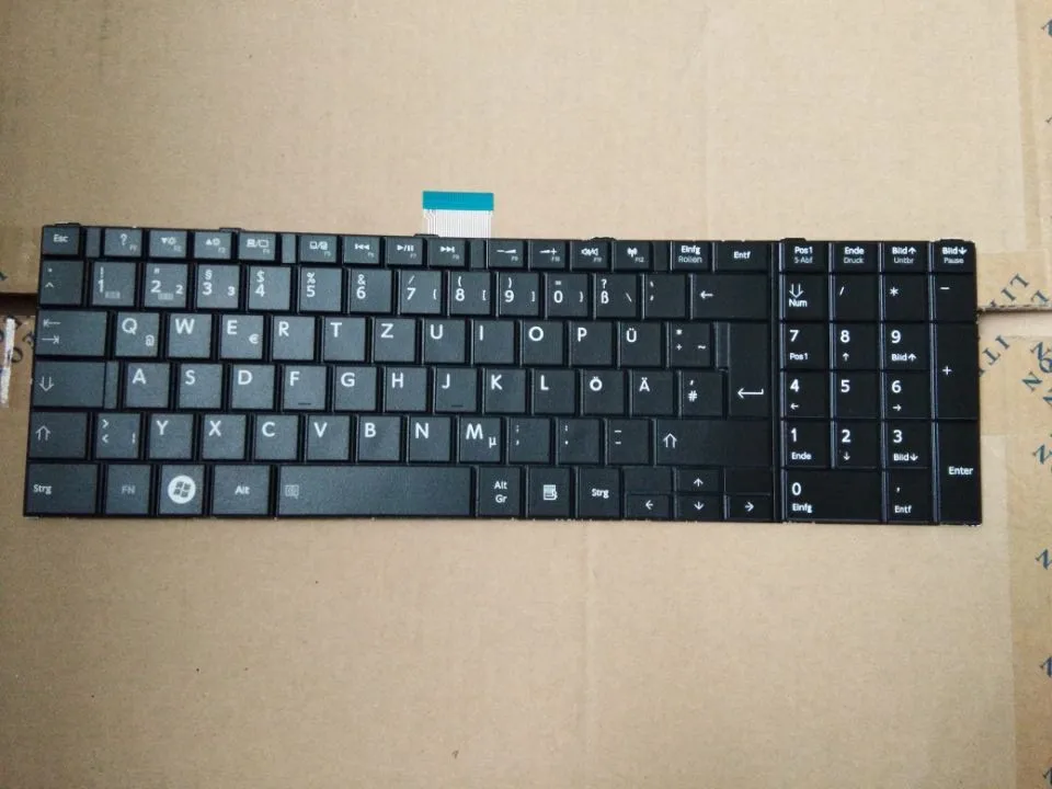 Клавиатура для Toshiba P850 C850 C855 C870 C875 L850 L870 SWISS/Deutsch