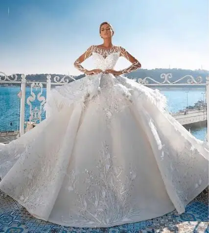 

Свадебное платье с бисером, свадебные платья, платья для невесты из Саудовской Аравии, черного цвета, 2021, свадебное платье со шлейфом