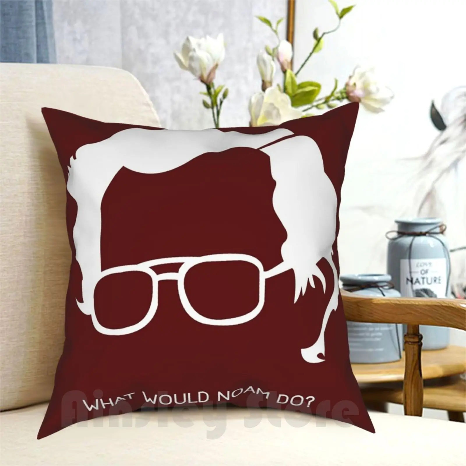 

Подушка Noam Chomsky с рисунком, домашняя мягкая декоративная подушка Noam Chomsky, забавные Geeky Science Thinkers