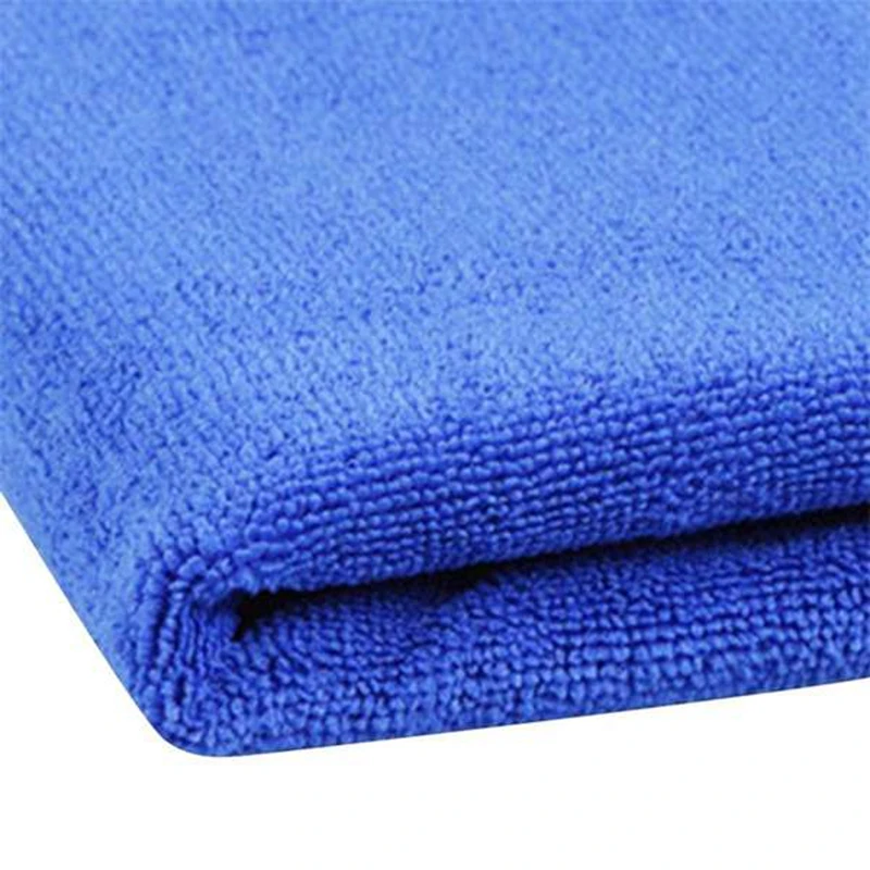 

20Pcs Absorbent Microfiber Towel Car Care Home Kitchen Washing Clean Wash Cloth Blue