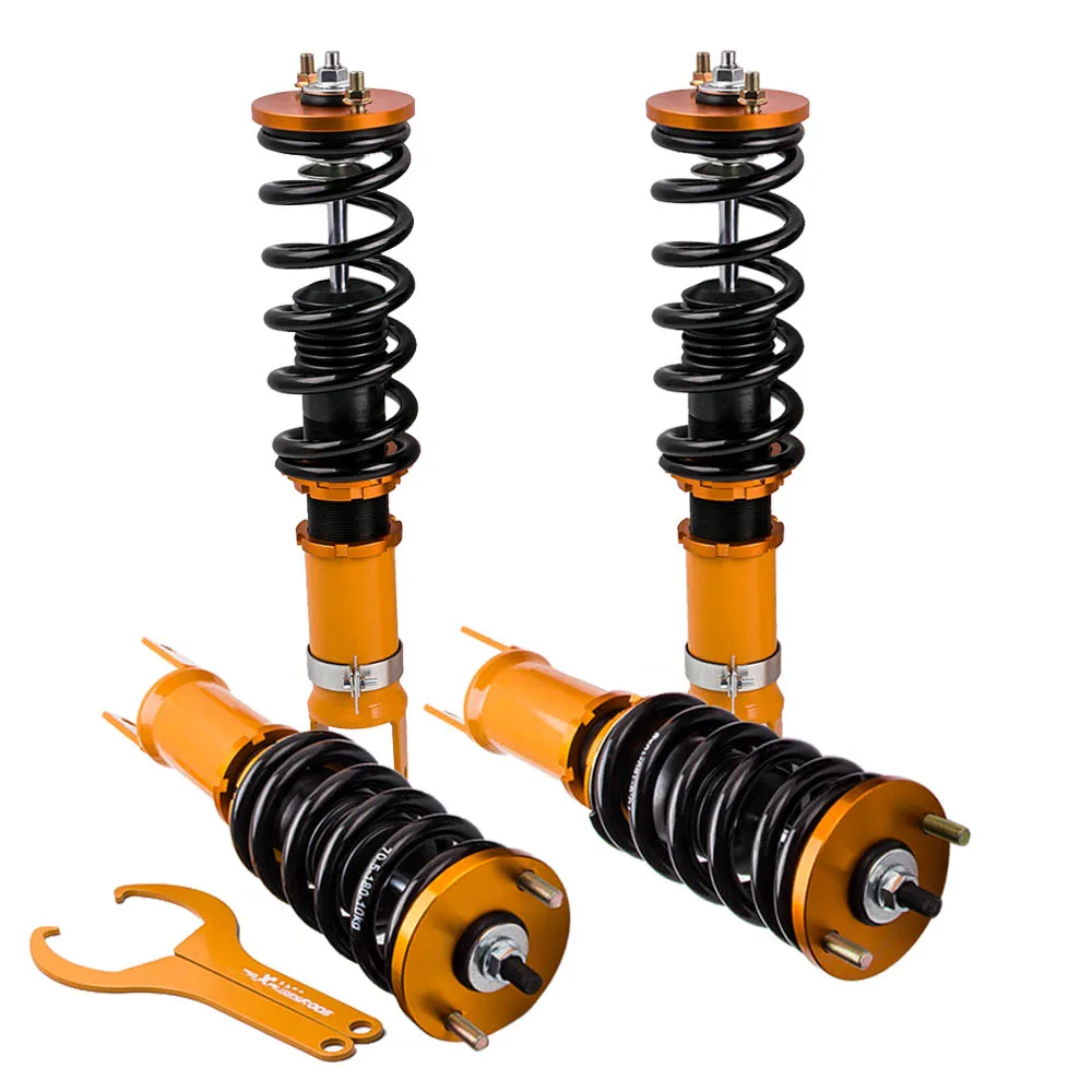 baratas Suspensão Completa Do Coilover Do Jogo 4 Dos Pces De Coilover Para Honda S2000 2d 2000-2009 Ap1 Ap2 Amortecedor Struts Kit Adj. Altura