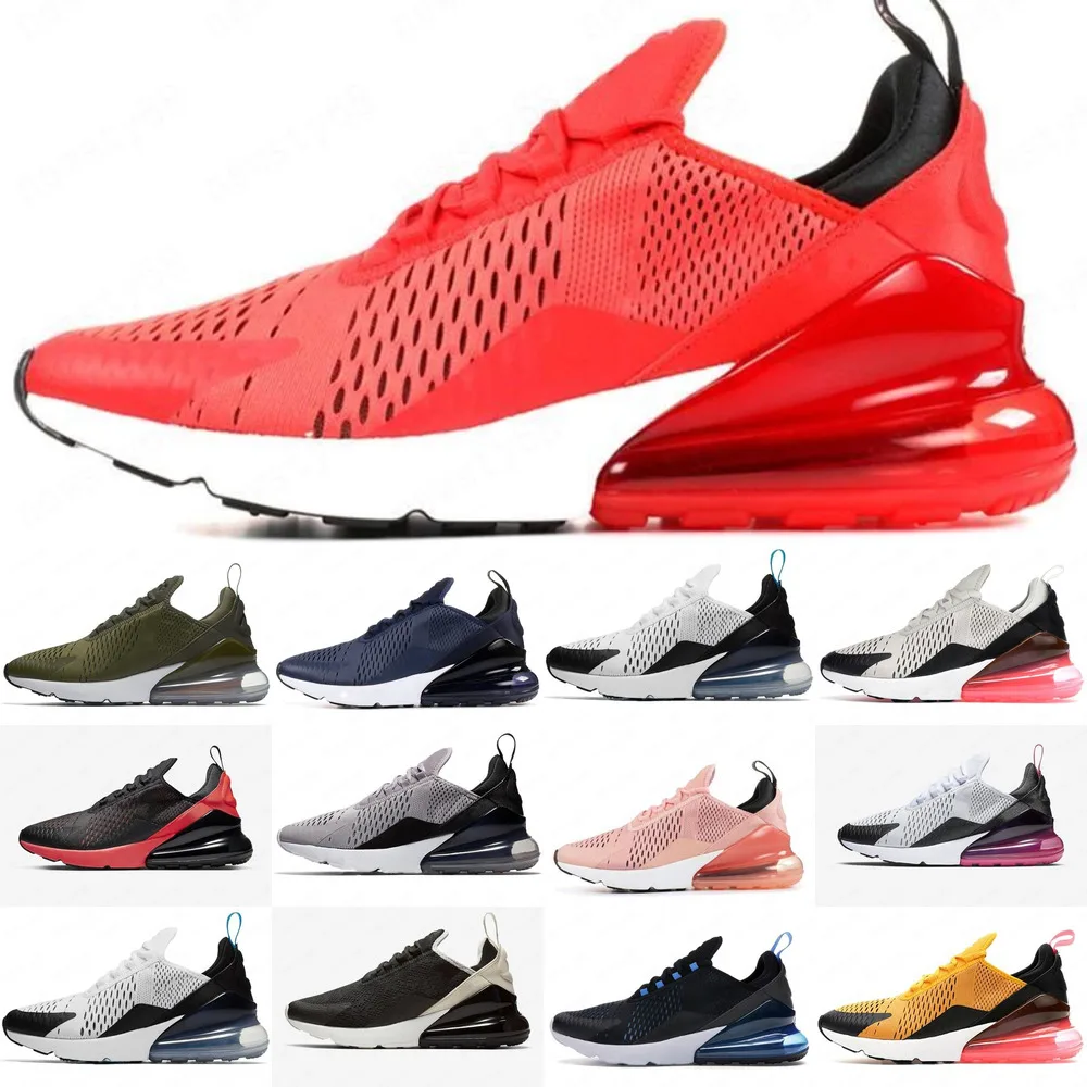 

2021 270s New Shoes Triple Black White Red Airs Bred Throwback Future Men Running Shoes Splashing Ink Fashion Men Womens