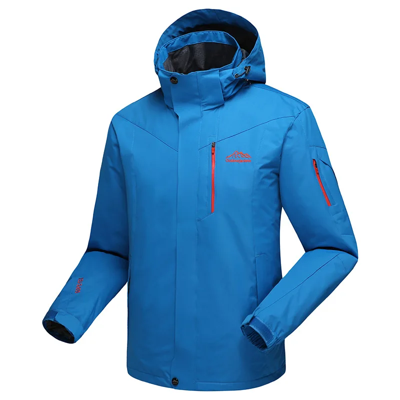 

Plus Size 6XL 7XL 8XL Waterproof Windproof Fleece Jackets Men Autumn Winter Warm Hooded Coat Tourism Mountain Windbreaker Jacket