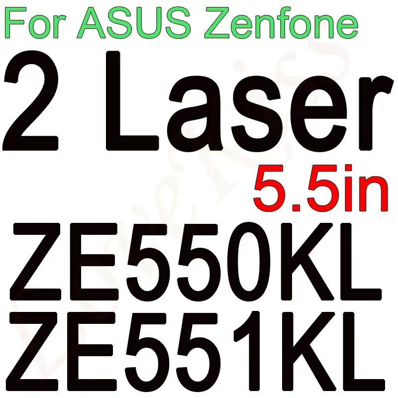 2 Laser 55 ZE550KL Закаленное стекло 9H для ASUS Zenfone 4 Max ZC554KL 3 Max ZC520TL Go ZB500KL 3 2 Laser ZE500KL Selfie ZD551KL Защитная пленка для экрана - Цвет: 2 Laser 55 ZE550KL