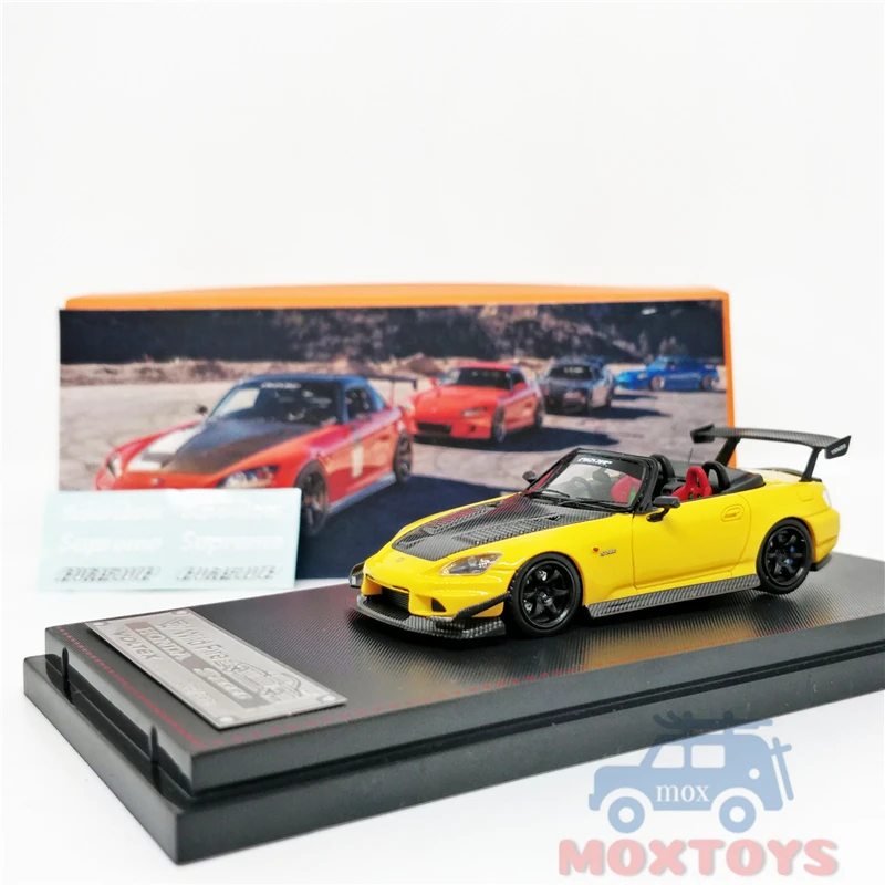 

Wild Fire 1:64 Honda S2000 Voltex Yellow resin Resin Model Car