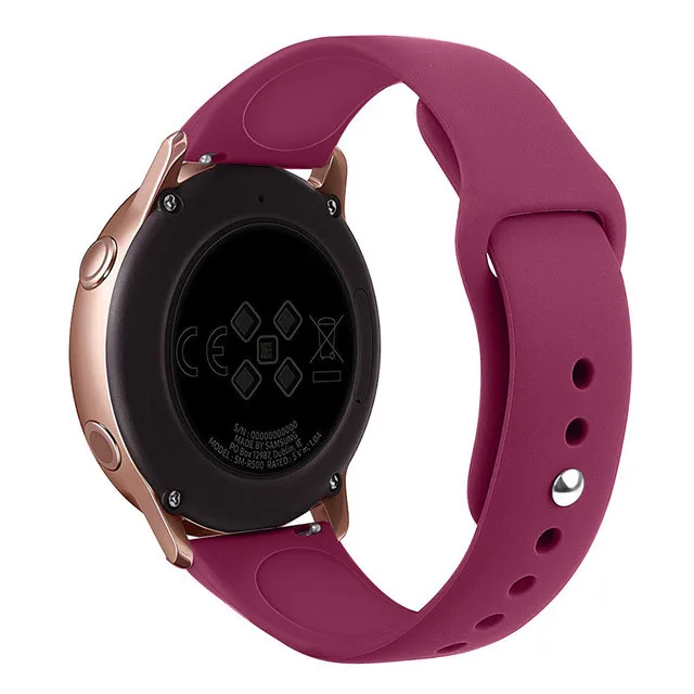 Спортивный силиконовый браслет для Huami Amazfit GTR 47 мм 42 мм браслет для Amazfit Stratos Pace 2 2S сменный ремешок для часов - Цвет: 15