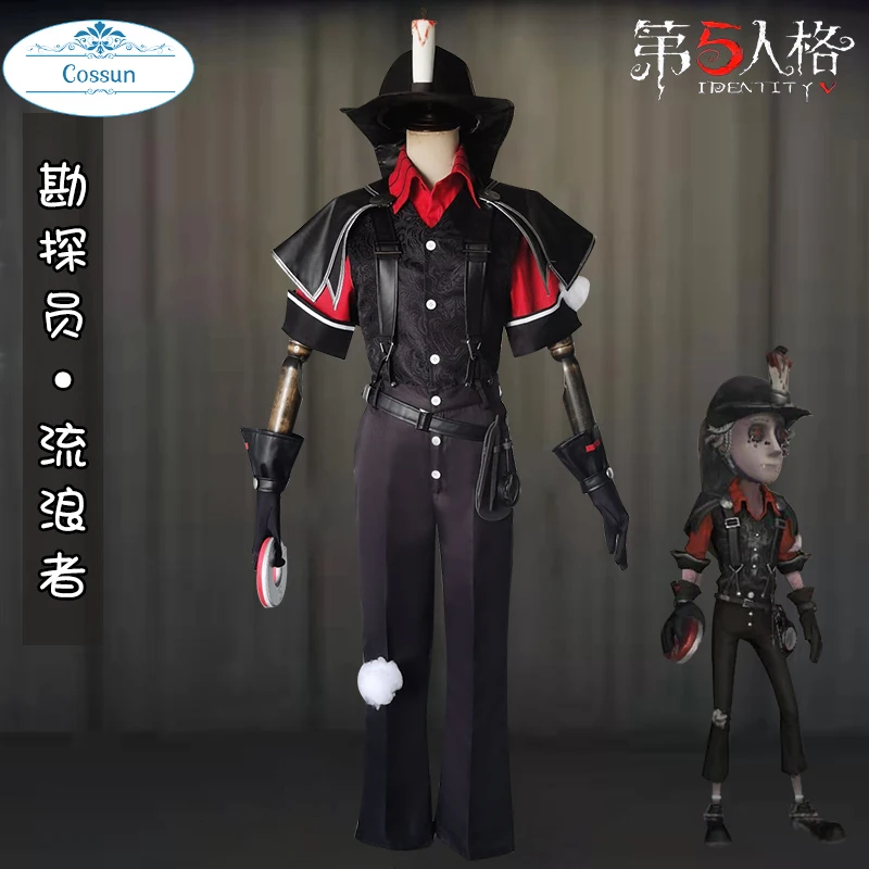 

Anime! Identity V Norton Campbell Prospector Vagrant Game Suit Uniform Halloween Carnival Party Outfit For Women/Men 2021 NEW