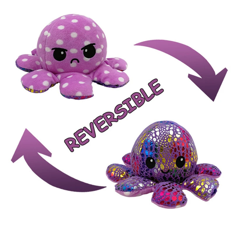 

Man Octopus Octopus Pleasure pulpo Two-side Two-side Simulation Octopus Genuine Accompany Octopus Funny Toy Kids Accompany Flip
