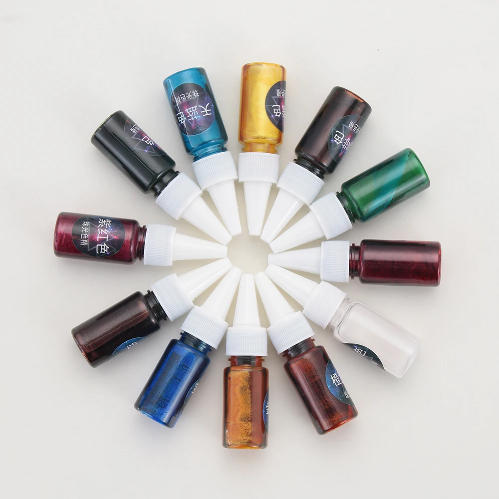 1 шт. 10 мл Высококонцентрированный пигмент из Жемчужной Смолы УФ отверждаемая