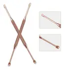 4 стиля, портативная двухсторонняя спиральная ухочистка из нержавеющей стали