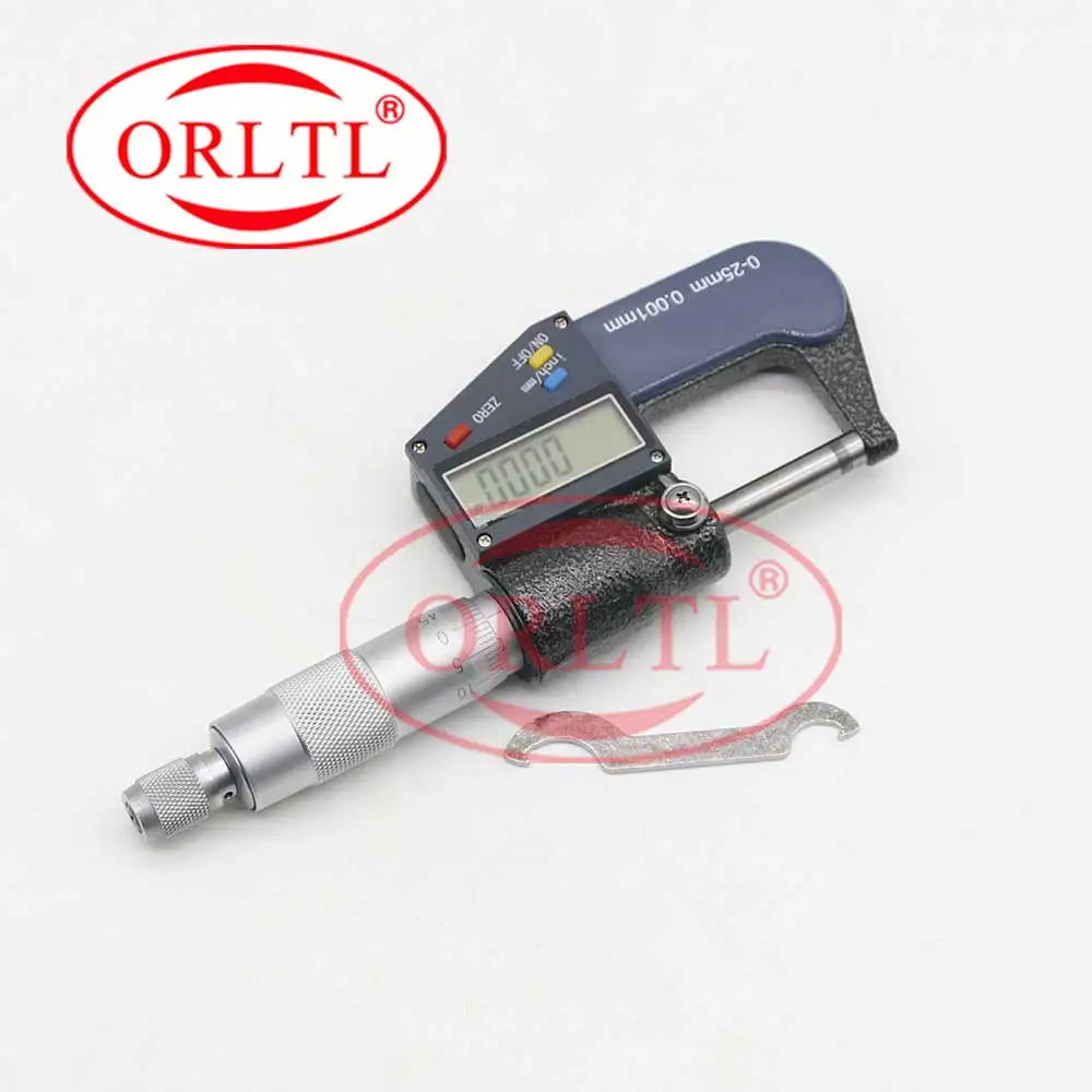 Измерительные инструменты ORLTL 0 001 мм 0-25 цифровой микрометр для инжектора с общей