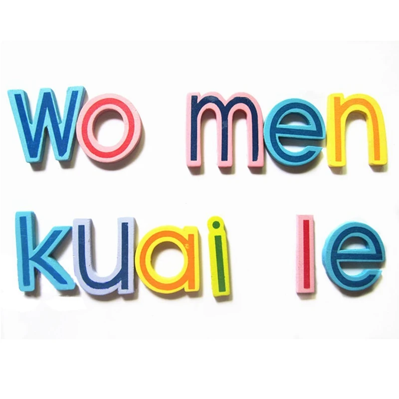 Quality 27 Lowercase Wood Magnet For Learning Infant Toddler Toys | Дом и сад