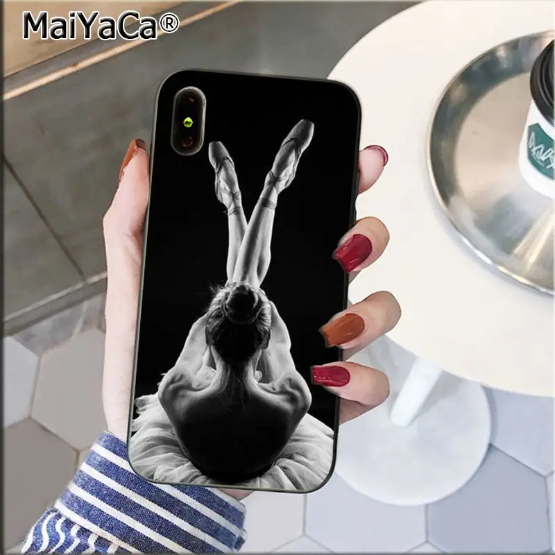 Балетки для бальных танцев девочек Тапочки Чехол телефона iPhone 11 Pro XS MAX XR 8 7 6 Plus 5 5S