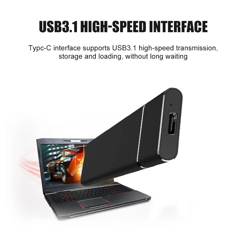 Высокая Скорость внешний m.2 SSD 2 ТБ 1 500 Гб Портативный мобильный жесткий диск USB 3