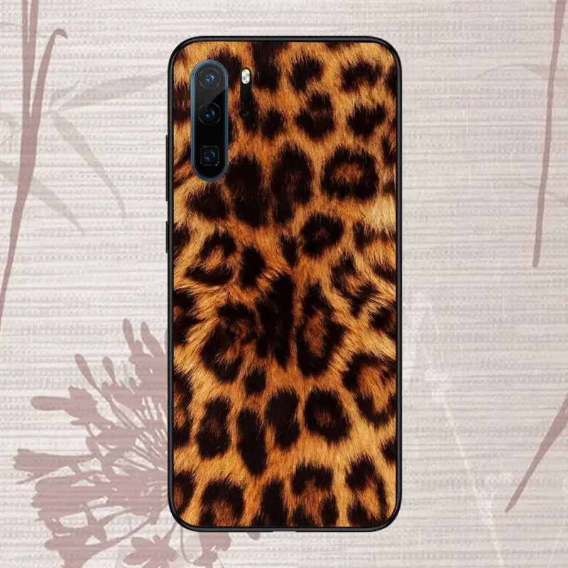 

Leopard cheetah skin print Phone Case For Huawei honor Mate P 9 10 20 30 40 Pro 10i 7 8 a x Lite nova 5t