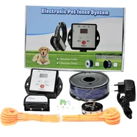 electric pet dog fence thick cable rechargeable waterproof dog training collar electronic wireless shock fenceing system