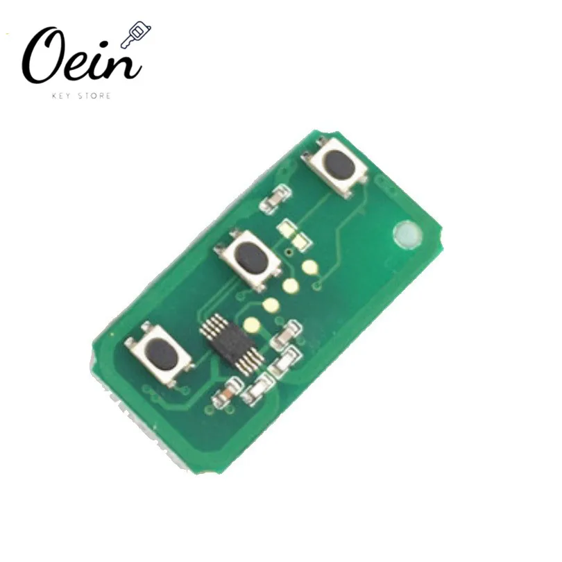 3 кнопки 433 МГц с чипом 4D63 складной пульт дистанционного управления Автомобильный