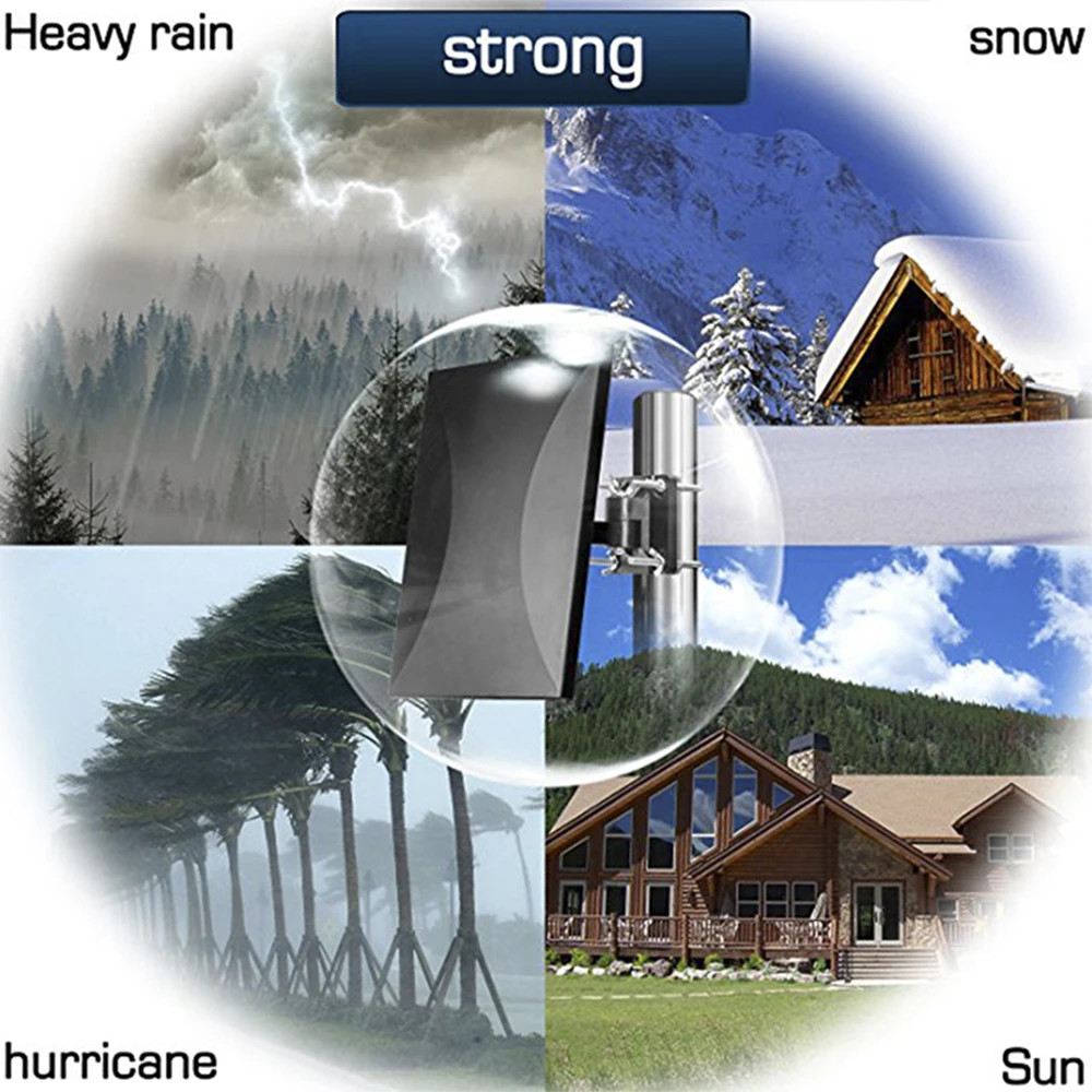 Цифровая ТВ антенна для помещений и улицы длиной 150 миль коаксиальный кабель HD DVB