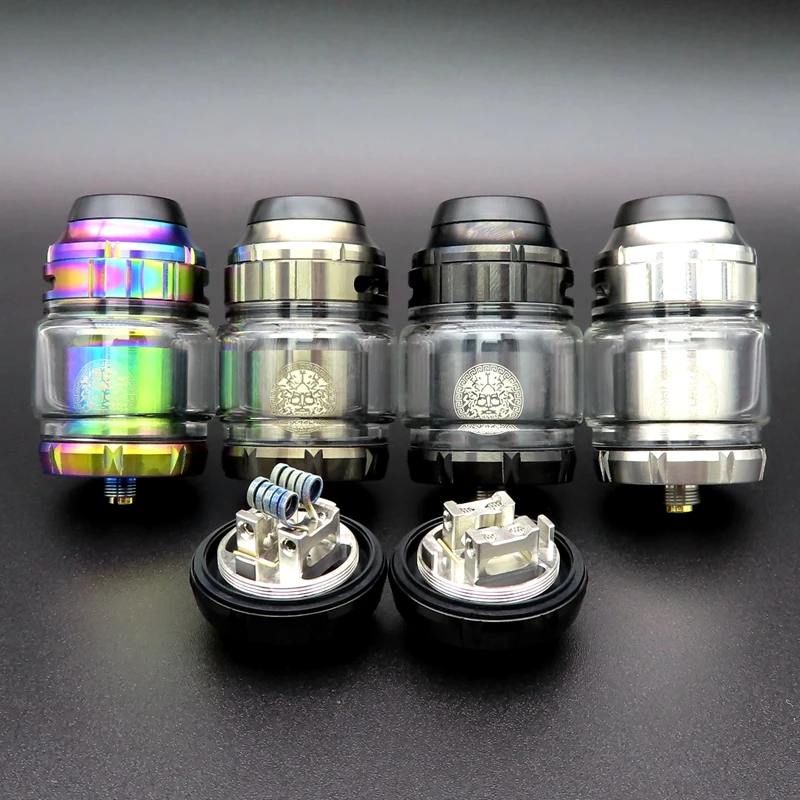 Обслуживаемый атомайзер HongXingJia Zeus X RTA бак с двойной катушкой для электронной