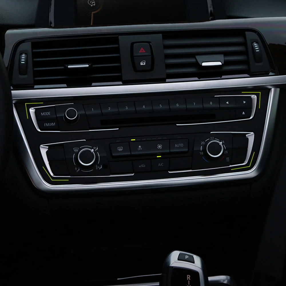 ABS верхний выход кондиционера рамка накладка автомобильные аксессуары для BMW 3