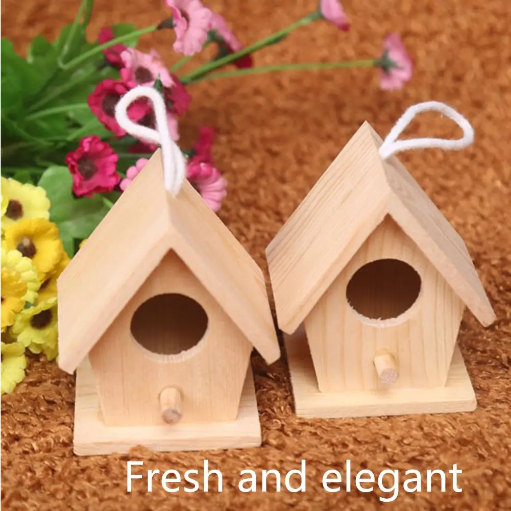 Деревянное Птичье гнездо креативное настенное деревянное уличное для птиц