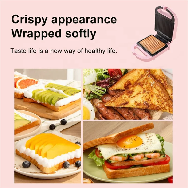 breakfast machine sandwich maker waffle maker home 3 in 1 double side non stick baking for bread kitchen appliances 220v mb03 free global shipping