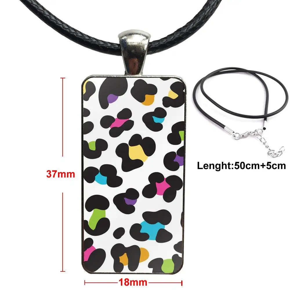 Золотое желтое Пастельное леопардовое для женщин ювелирное модное ожерелье