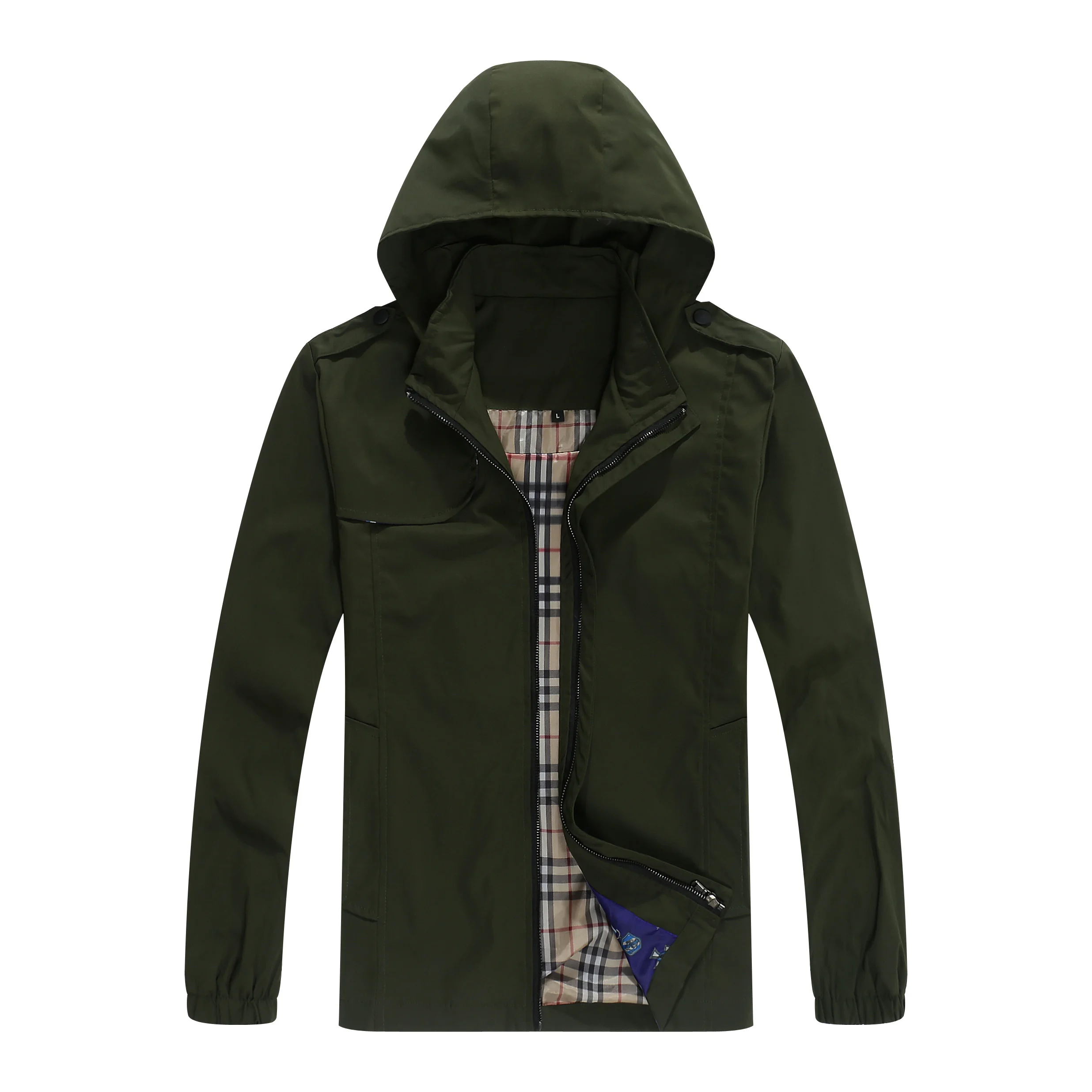 

2021 spring casual fashion loose jacket men's jacket new baseball jacket men's jacket S-2xl top hooded customization