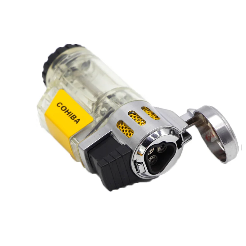 COHIBA гаджеты ветрозащитная 3 лампочки портативная прозрачная пластиковая