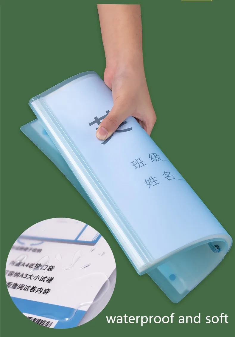 Новое поступление 30 40 страниц водонепроницаемая папка для файлов A3 сумка