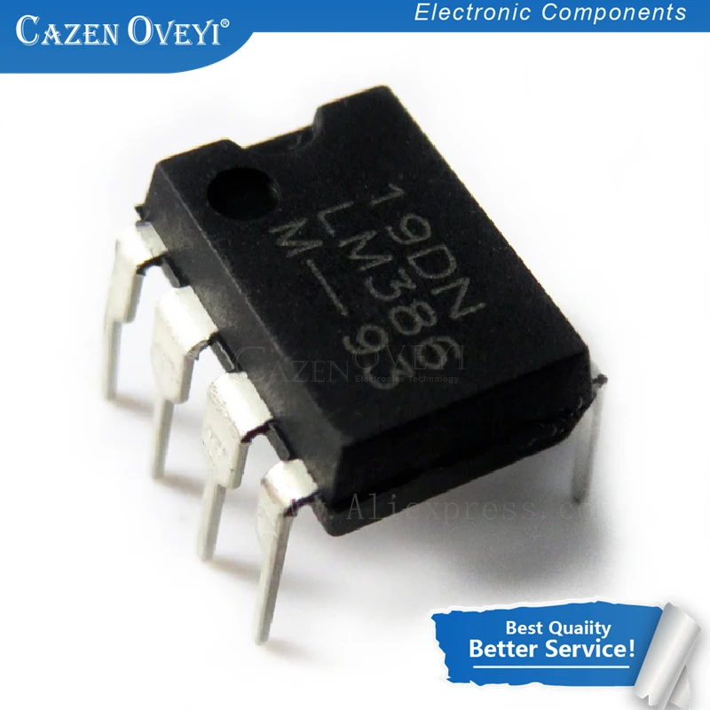 10 шт./лот LM386N DIP 8 LM386 1 в наличии|Интегральные схемы| |