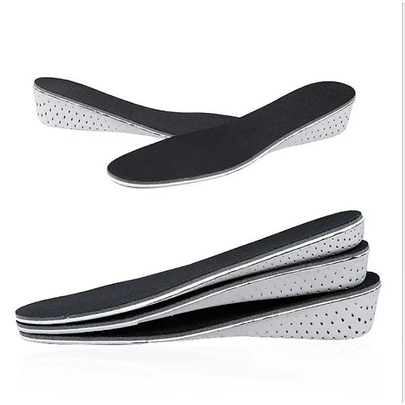 Invisible Height Increase Insoles Men Women Shoe Insole EVA Memory Foam Heel Lifting 2/3/4/5CM Taller Cushion Heighten Shoe Pad images - 6