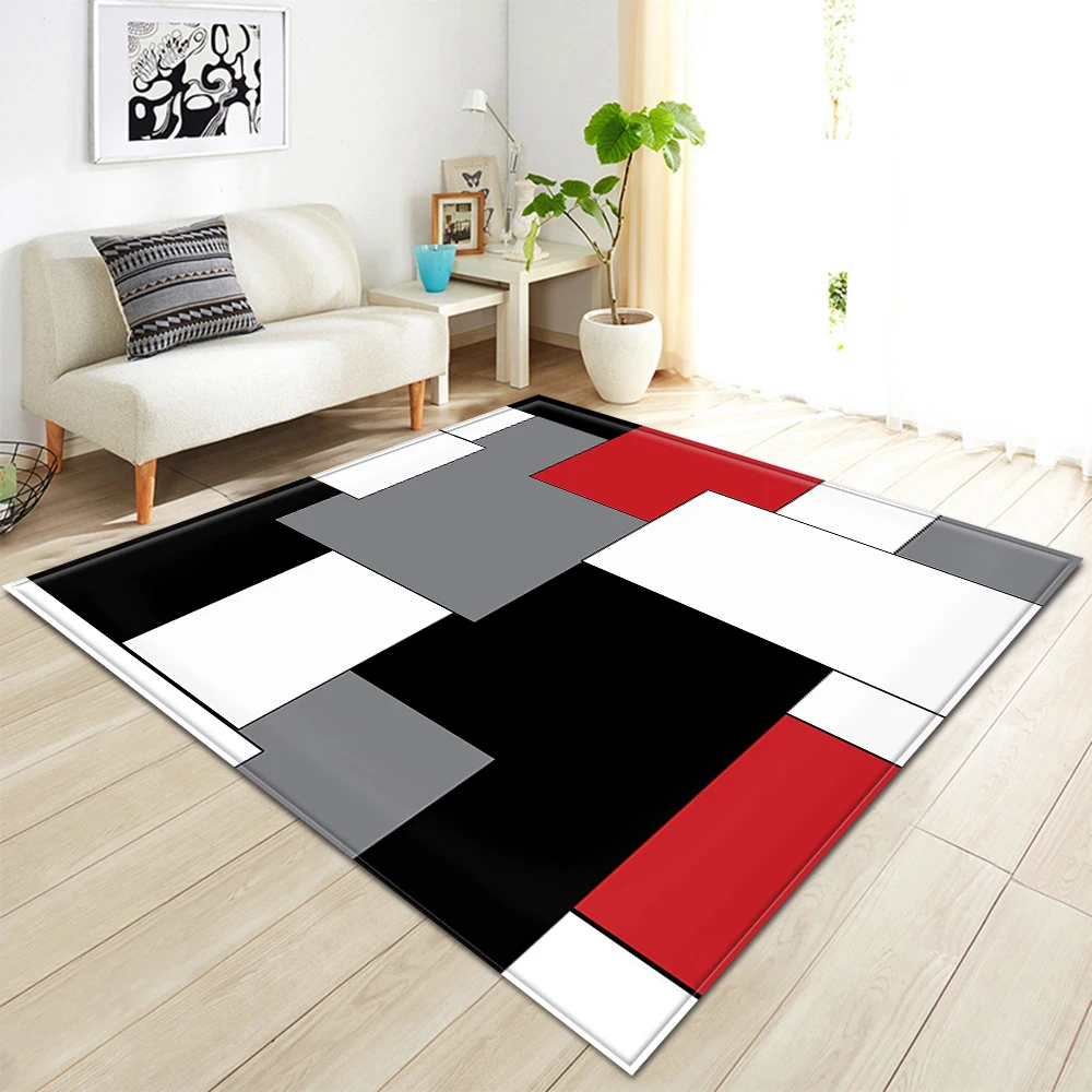 

Nordic Living Room Carpet 3D Pattern Children Rug Kids Room Decoration Large carpet Home Hallway floor Rug Bedroom Bedside Mat