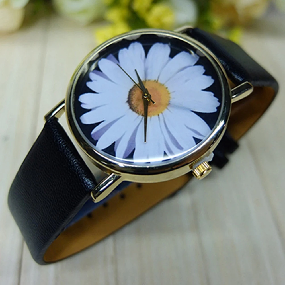 Часы женские кварцевые с кожаным ремешком модные маленькие винтажные простые