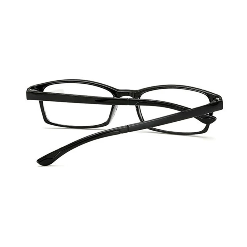 Мужские и женские очки для близорукости с черной прямоугольной оправой |