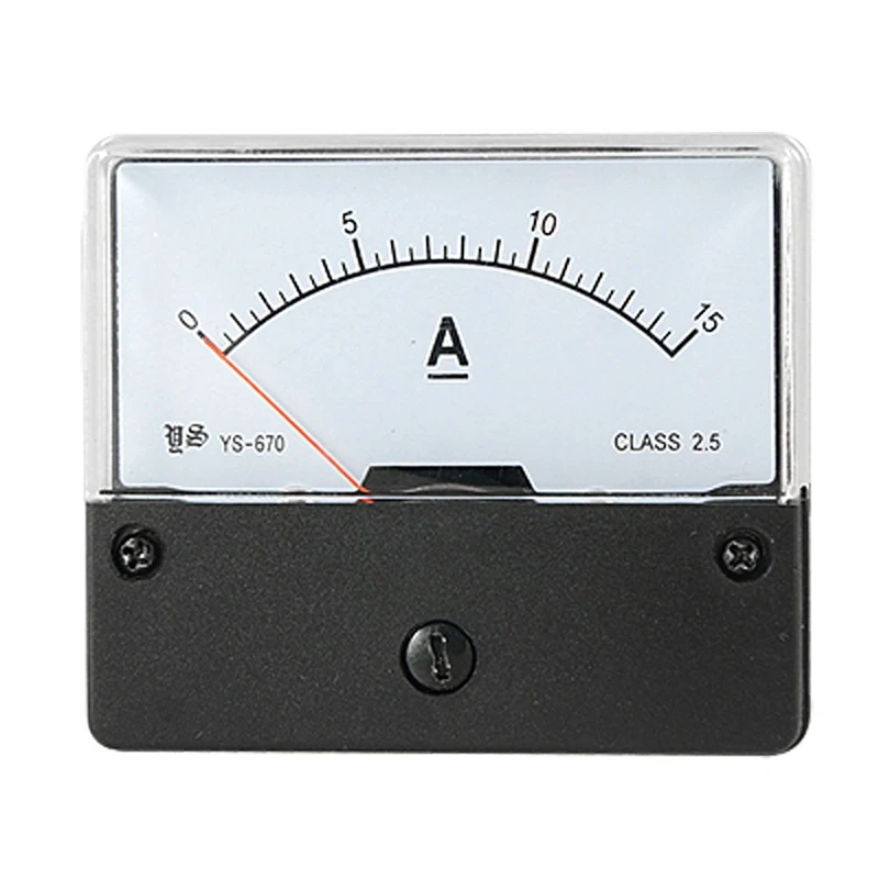 

New DC 0-15A Current Range Panel Mount Ampere Meter Gauge